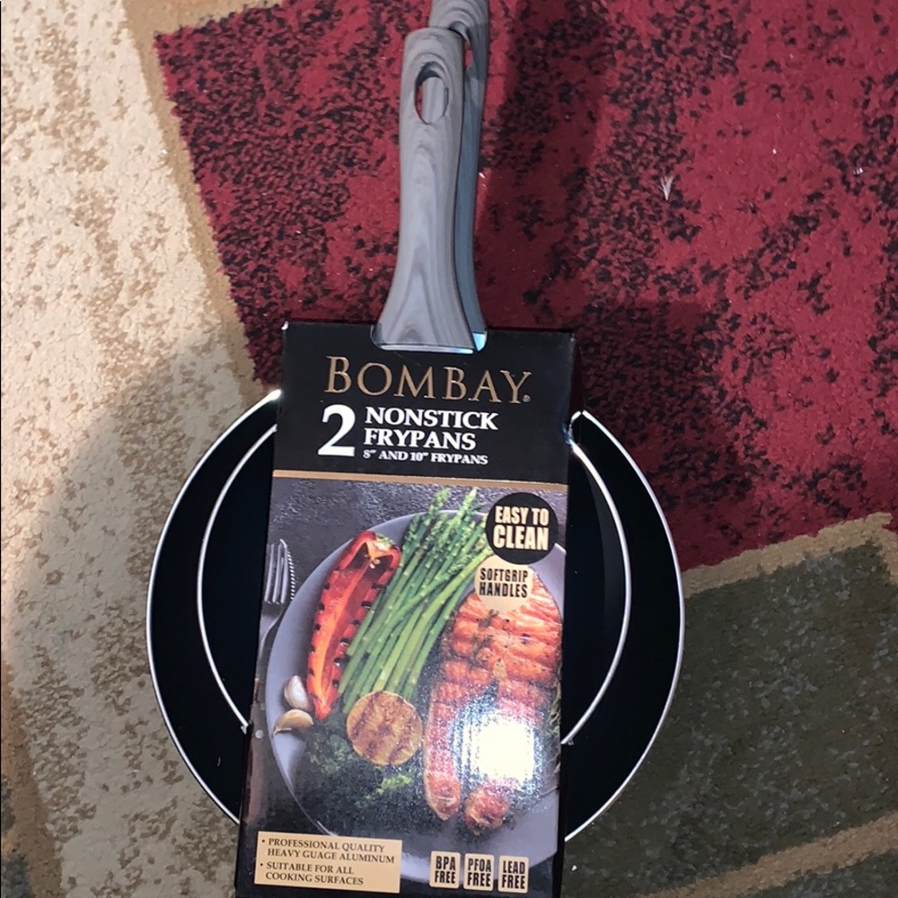 Bombay set of 2 nonstick fry pans